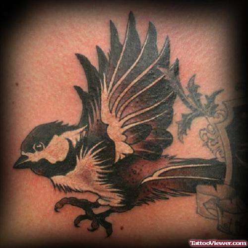 Awesome Aztec Bird Tattoo