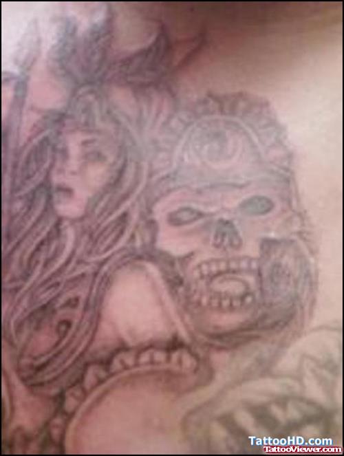 Aztec Pricess Tattoo