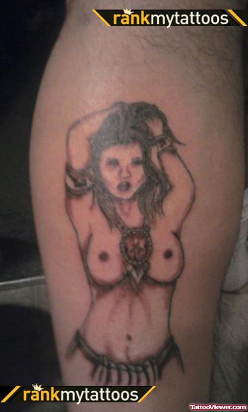 Aztec Girl Tattoo