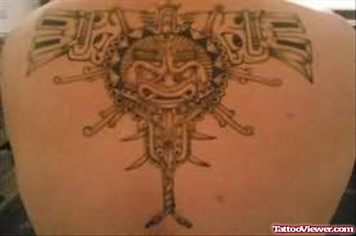 Aztec Tattoo For Back