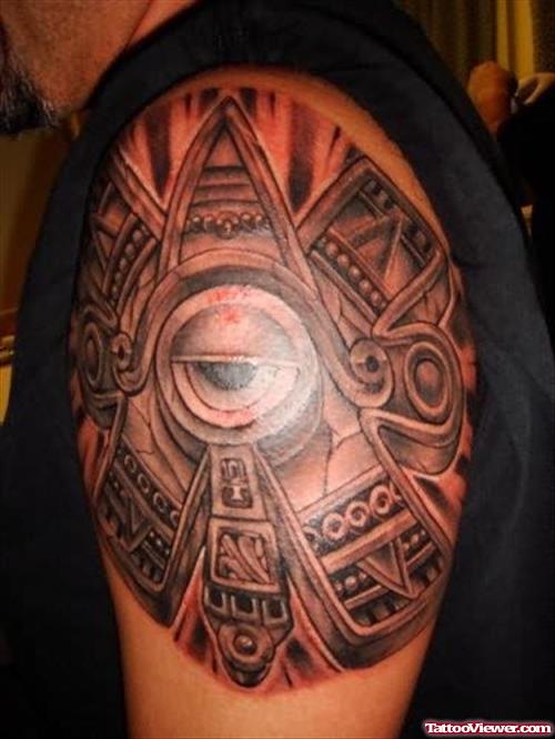 Aztec Eye Tattoo Designs