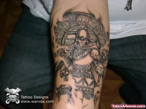 Aztec Emperor Tattoo
