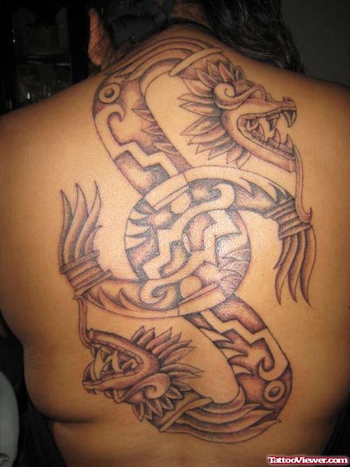 Serpent Aztec Tattoo