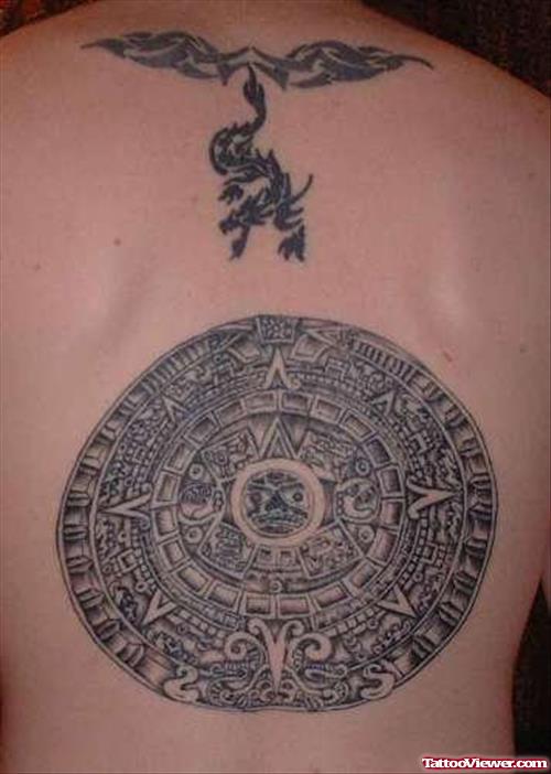 Aztec Awesome Tattoo Designs For Back