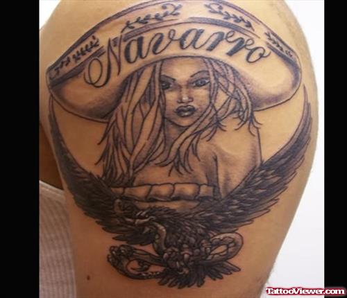 Girls Aztec Tattoo Design