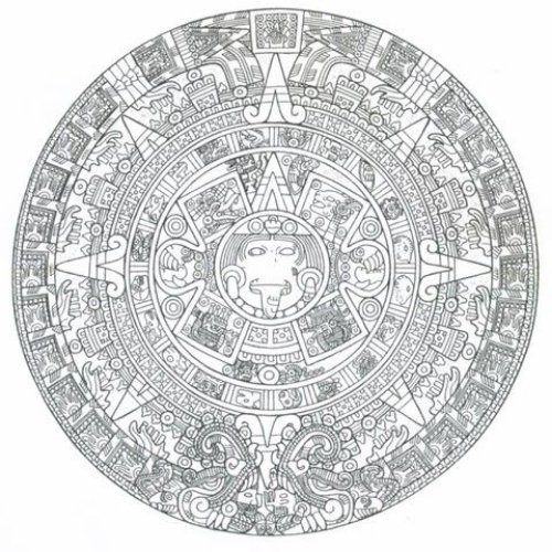 Aztec Mayan Tattoo Design