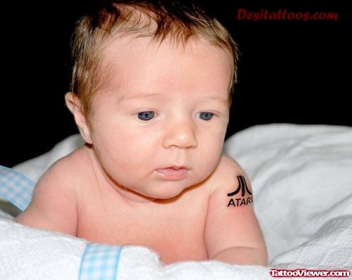 Baby Left Shoulder Tattoo