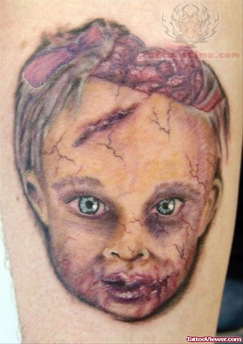 Zombie Baby Tattoo