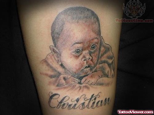 Christian Baby Tattoo