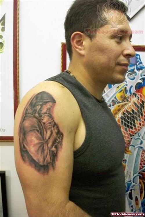 Baby Tattoo For Shoulder