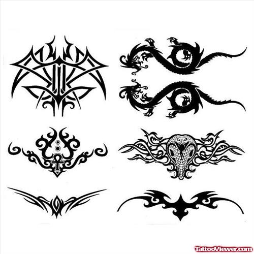 Tribal Lower Back Tattoos Designs