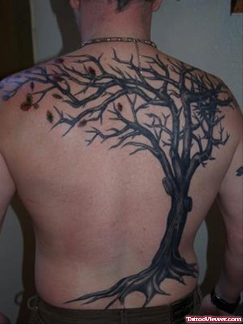Full Back Tree Tattoo