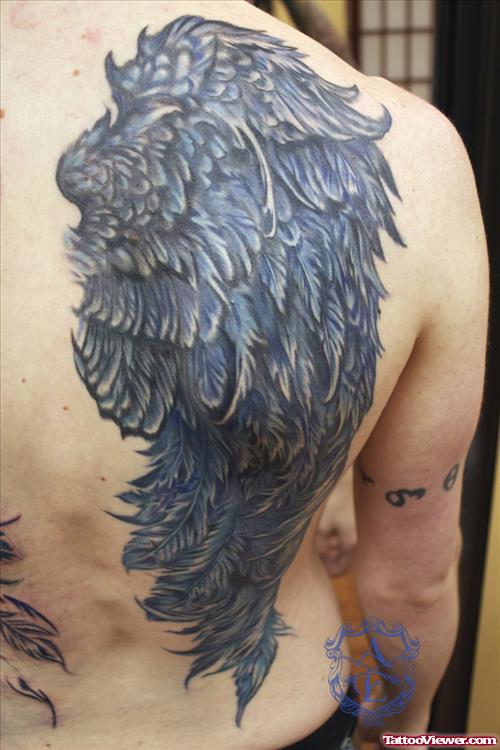 Angel Wing Back Tattoo