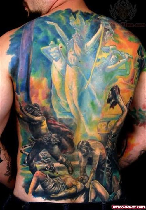 Scary Color Tattoo