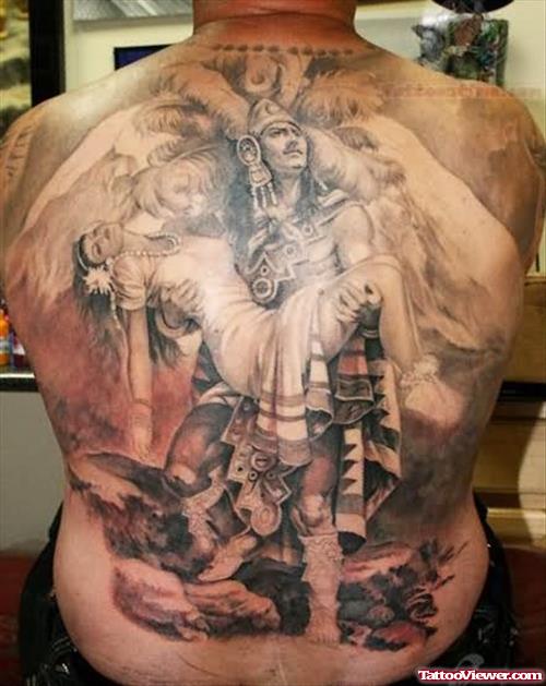 Native Tattoo On Back