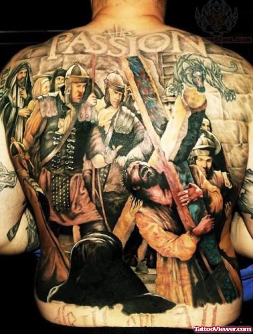 The Passion Tattoo On Back