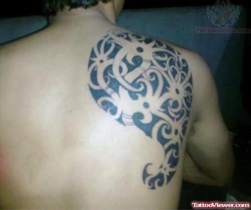 Back Shoulder Tattoo On For Men