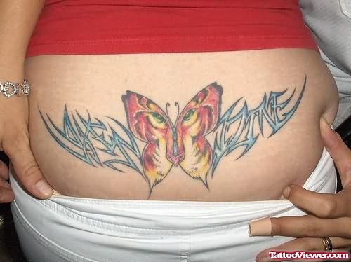 Lovely Lower Back Tattoo
