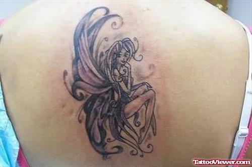 Fairy Tattoo Image On Back