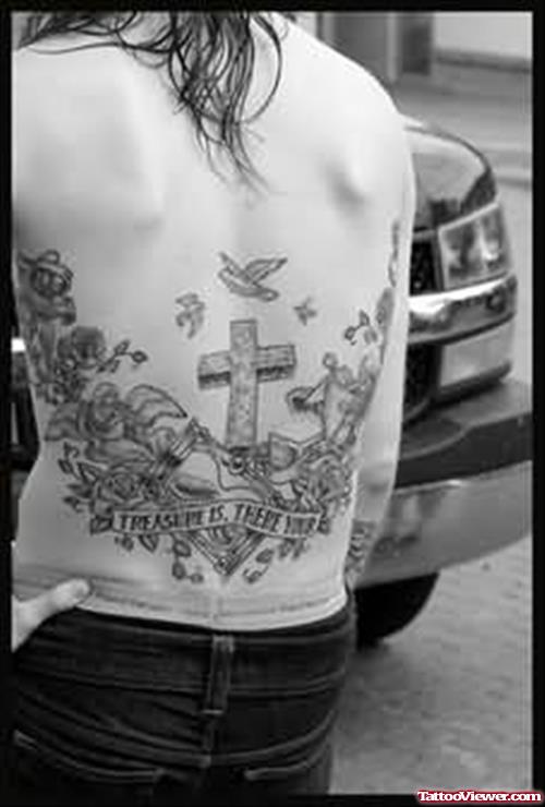 Holy Back Tattoo