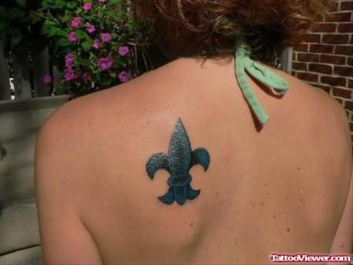 Fleur De Lis Tattoo On Back