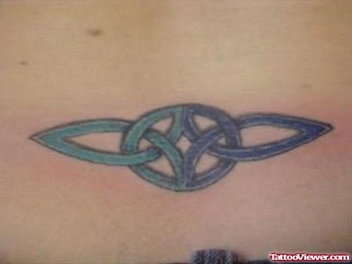 Beautiful Celtic Tattoo On Back