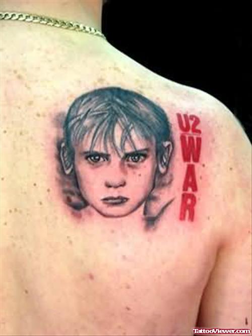 Boy Tattoo On Back