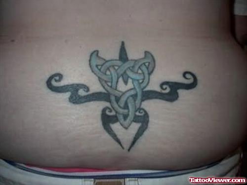 Stylish Celtic Back Tattoos
