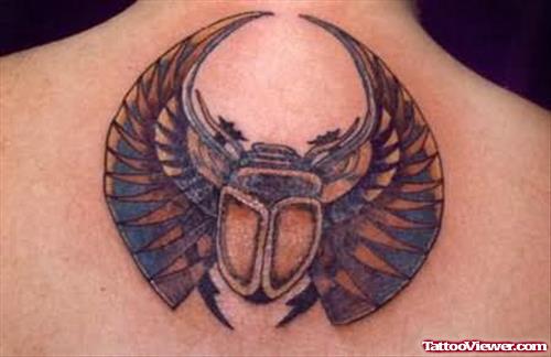 Amazing Symbol Tattoo On Back
