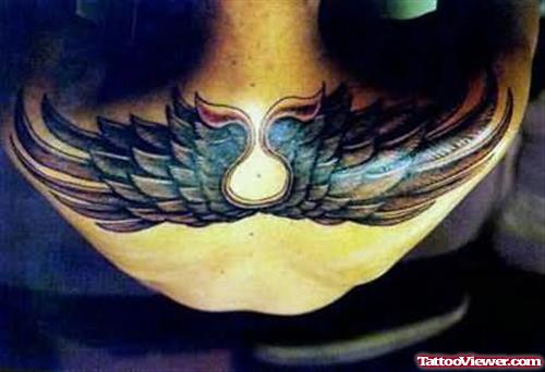 Wings Tattoo Design On Back