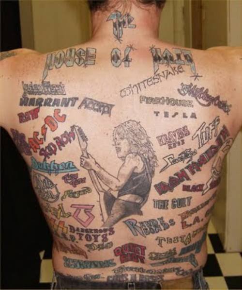 The House Of Pain Back Tattoo