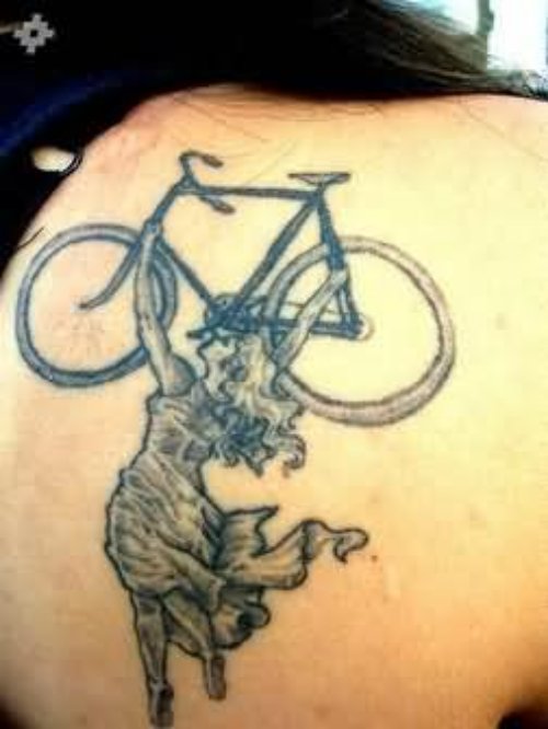 Girl Power вЂ“ Awesome Bike Tattoo