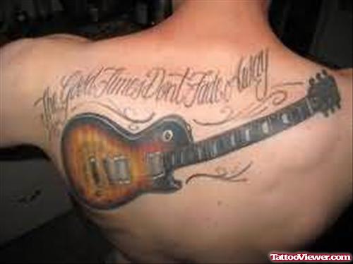 Favourite Band Colour Ink Tattoo