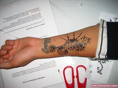 Awesome Wrist Band Tattoo