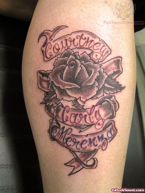 Carly Banner Tattoo