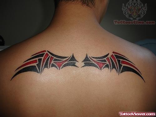Bat Wings Tribal Tattoo
