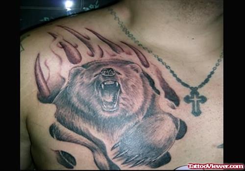 Bear Tattoo Design For Men
