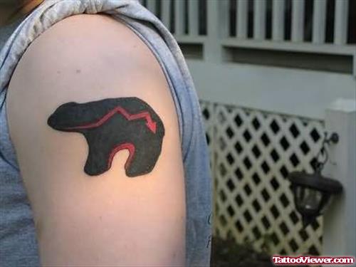 Elegant Bear Tattoo