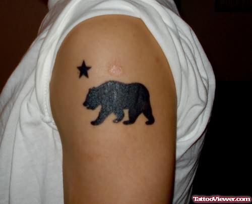 Black Bear Beautiful Tattoo
