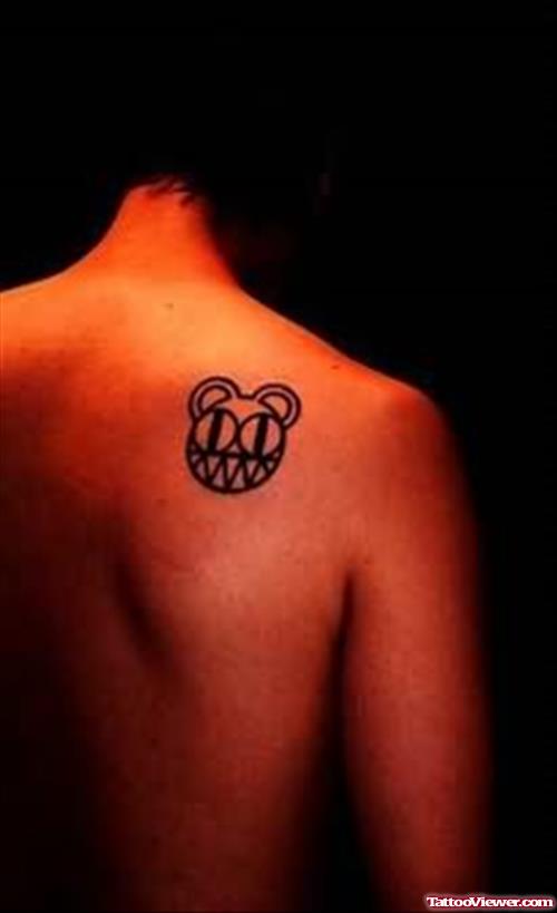 Amazing Bear Tattoo Design On Back