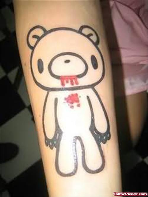 Bear With Blood - Bear Tattoo