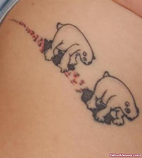 Bear Couple Tattoo