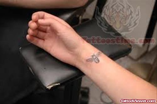 Bee Tattoo For Wrist