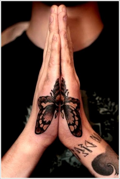 Bee Tattoo On Hands