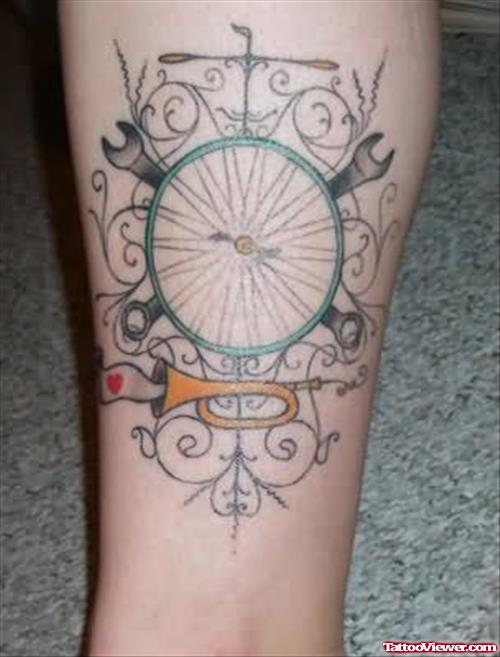 Amazing Wheel Tattoo