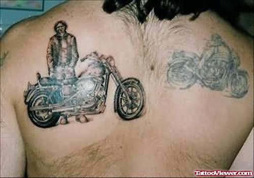 Stylish Biker Tattoo