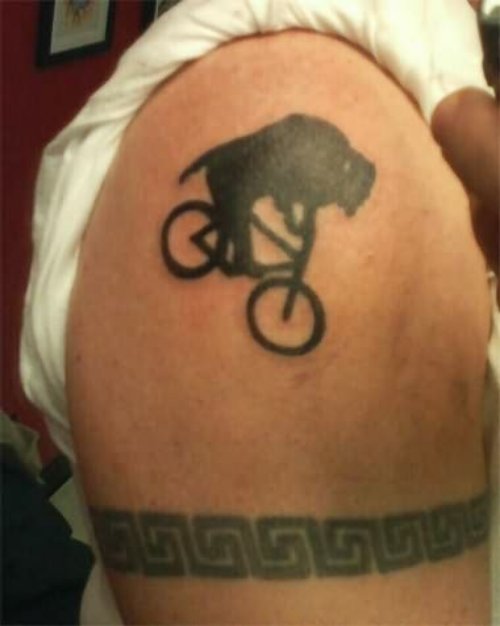 Buffalo Bicycle Tattoo