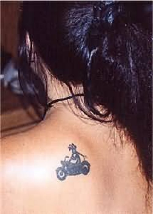 Bike Tattoo For Girls