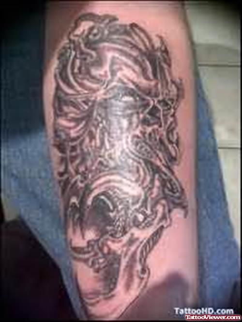 Ghost Tattoo On Arm