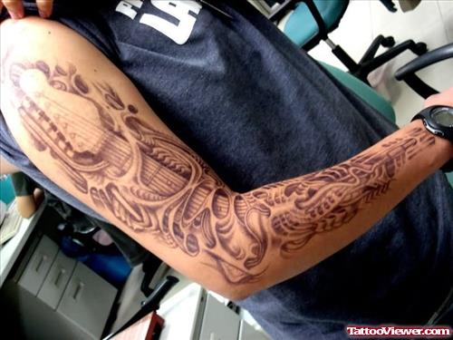 Biochemical Tattoo On Arm